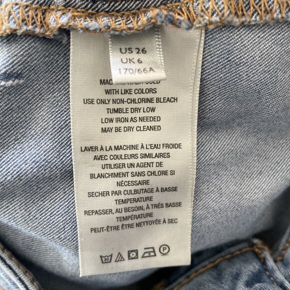 We the Free Jeans Womens 26 Blue Extreme Flare Bell-Bottoms‎ Float on Wide - Picture 8 of 10